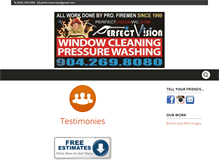 Tablet Screenshot of pressurewashingjacksonville.com